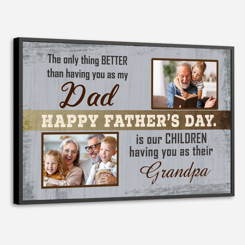 Father’s Day Poster – A Personalized Gift to Celebrate Dad’s Love - 89Prints