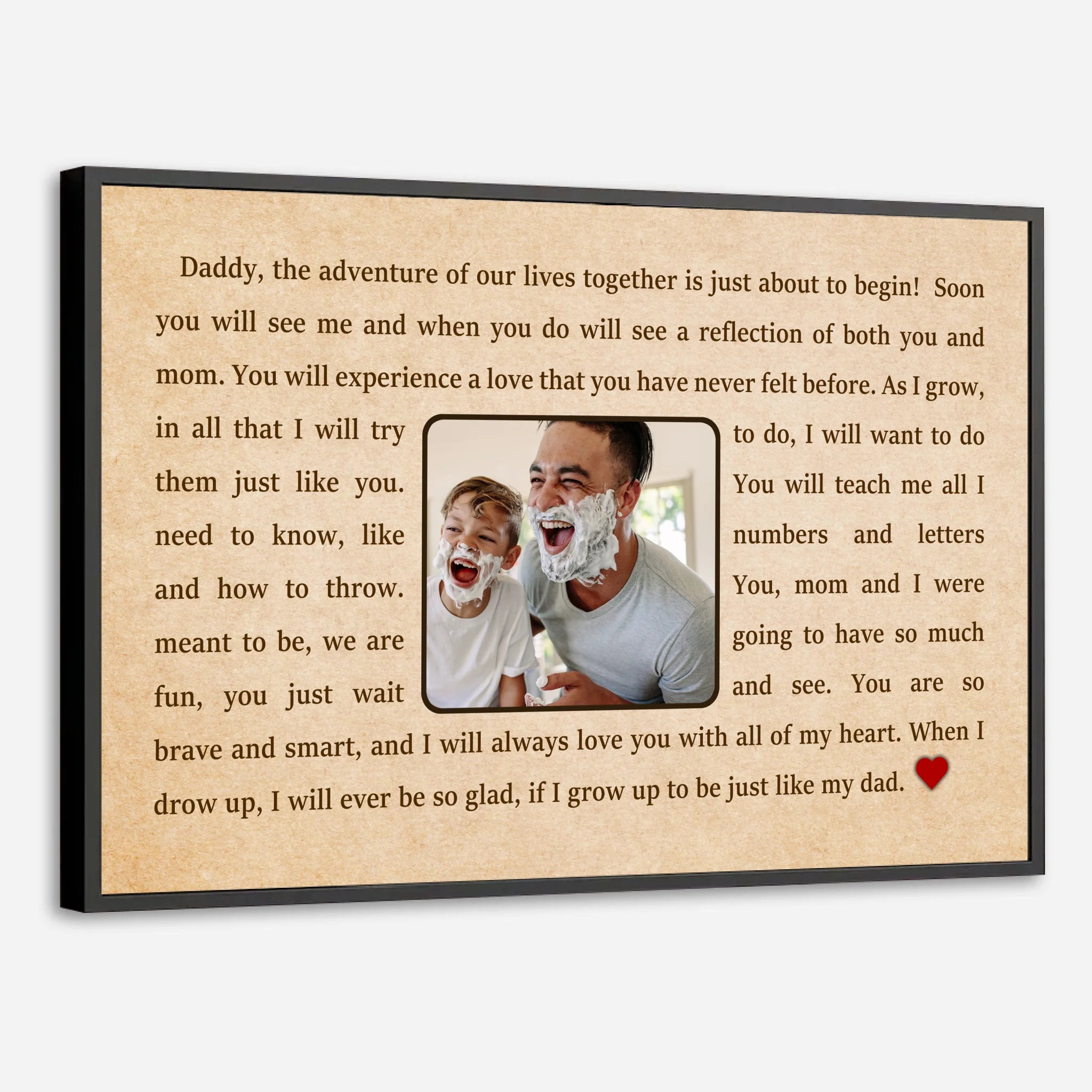 Personalized Poster for Dads – A Heartfelt Celebration of Fatherhood - 89Prints
