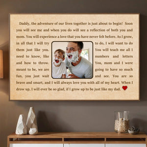 Personalized Poster for Dads – A Heartfelt Celebration of Fatherhood - 89Prints