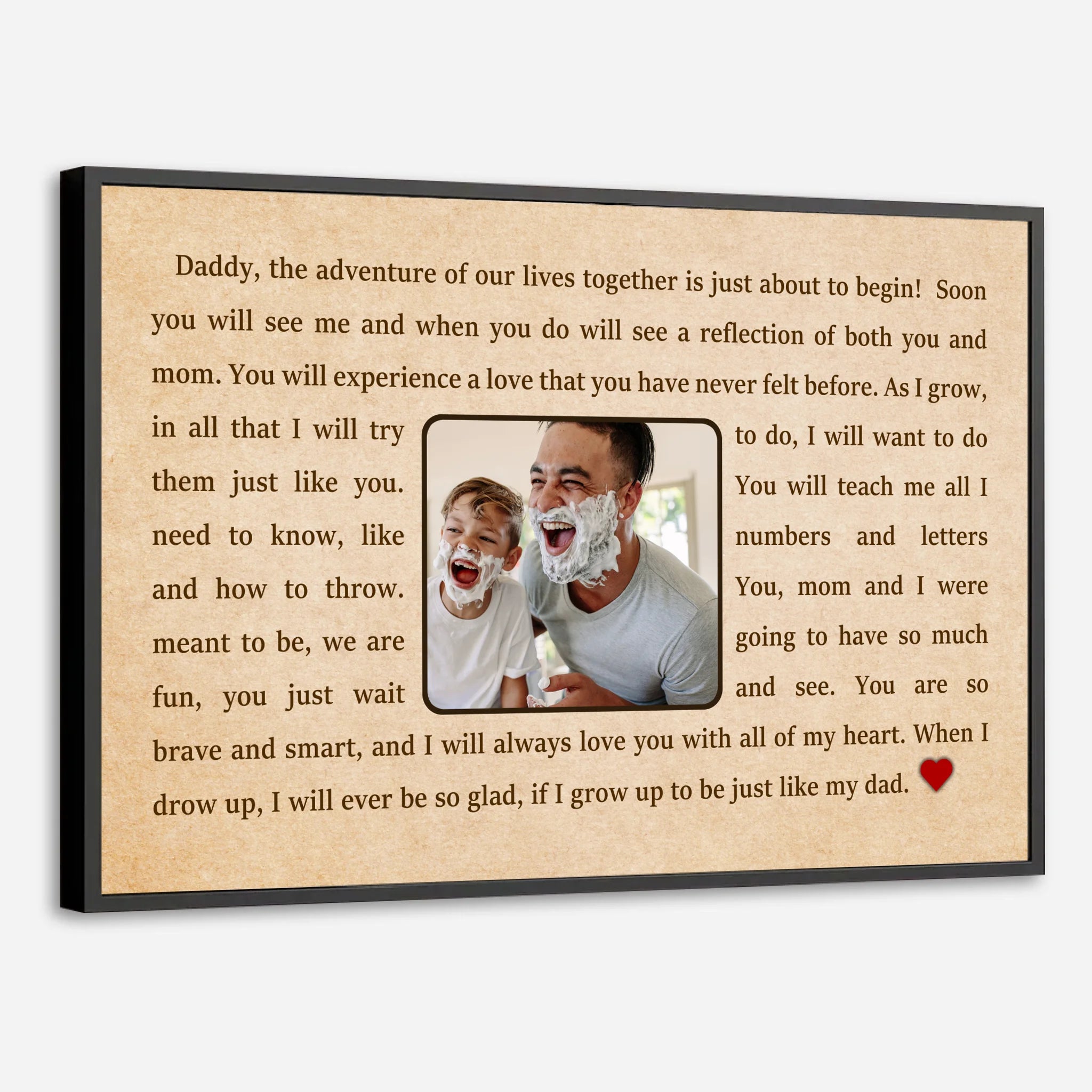Personalized Poster for Dads – A Heartfelt Celebration of Fatherhood - 89Prints