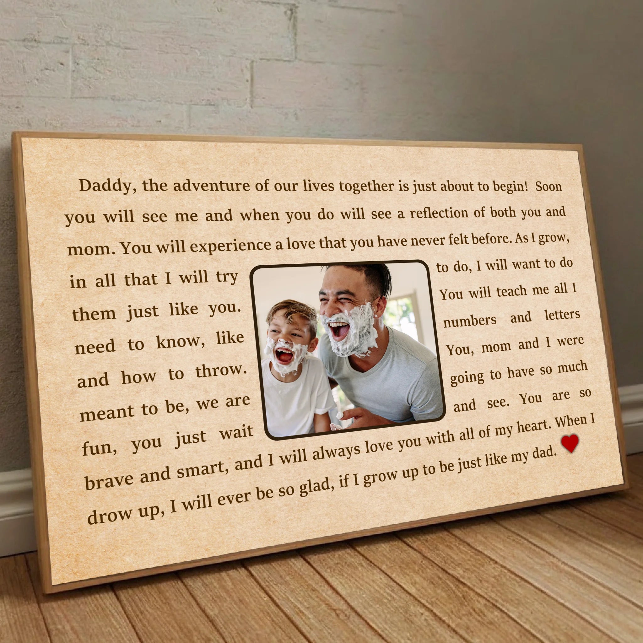 Personalized Poster for Dads – A Heartfelt Celebration of Fatherhood - 89Prints