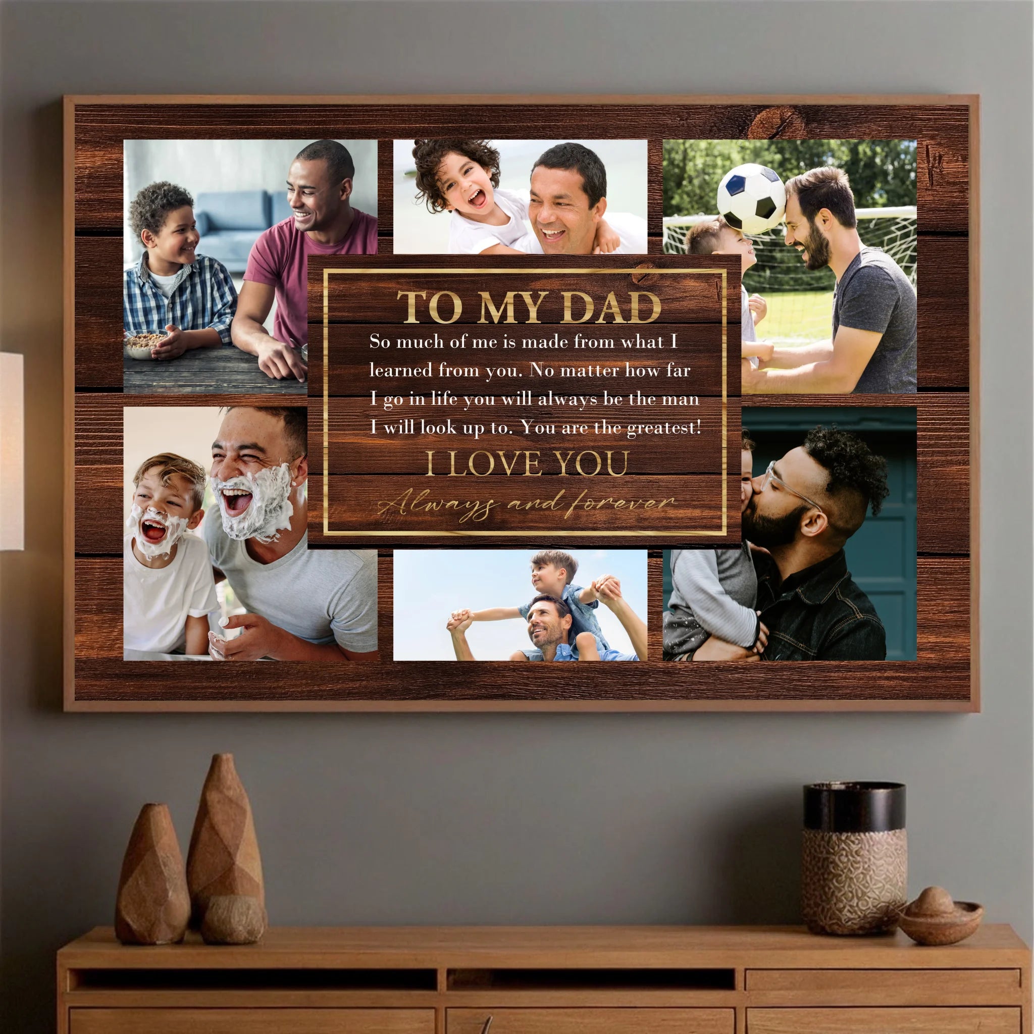 Personalized Poster – To My Dad | A Loving Tribute for the Greatest Dad - 89Prints