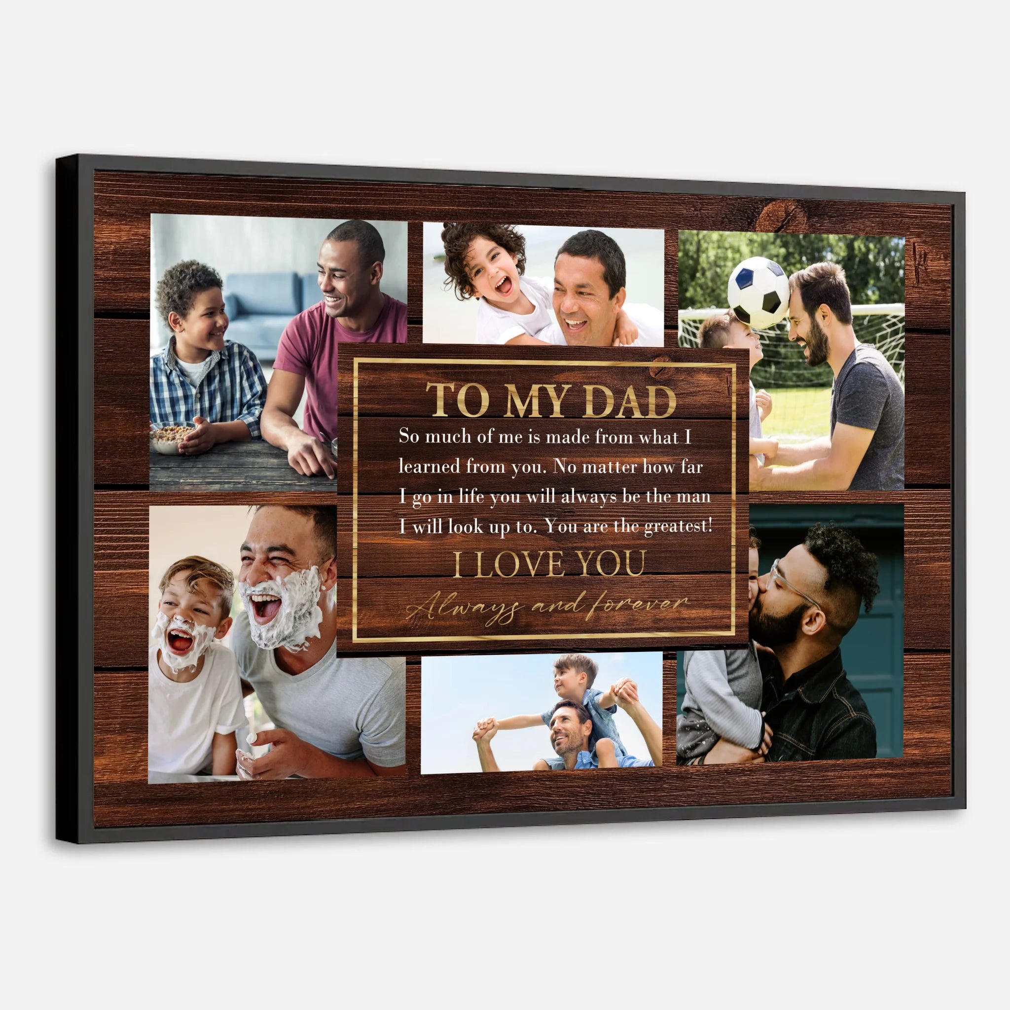 Personalized Poster – To My Dad | A Loving Tribute for the Greatest Dad - 89Prints
