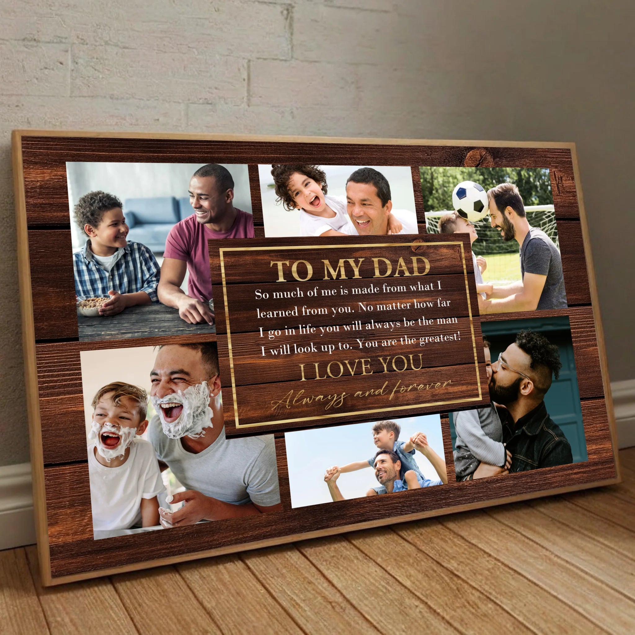 Personalized Poster – To My Dad | A Loving Tribute for the Greatest Dad - 89Prints