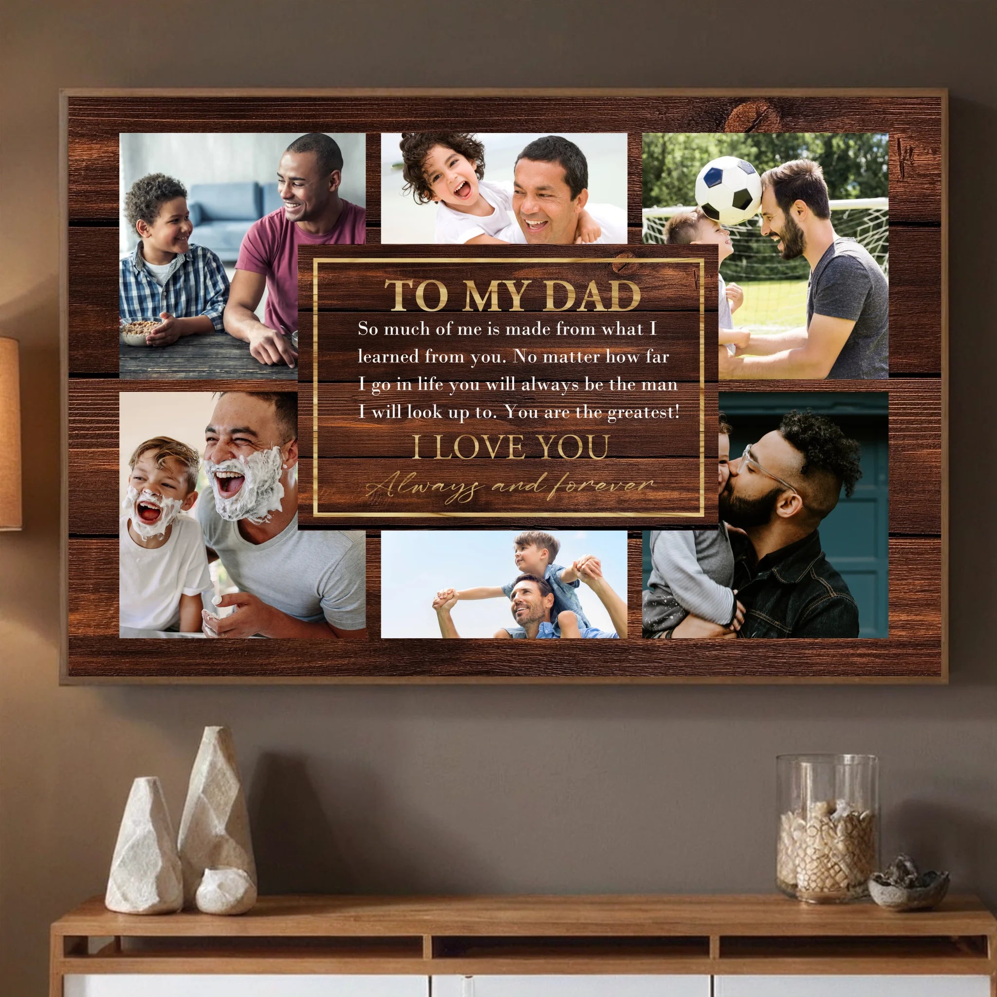 Personalized Poster – To My Dad | A Loving Tribute for the Greatest Dad - 89Prints