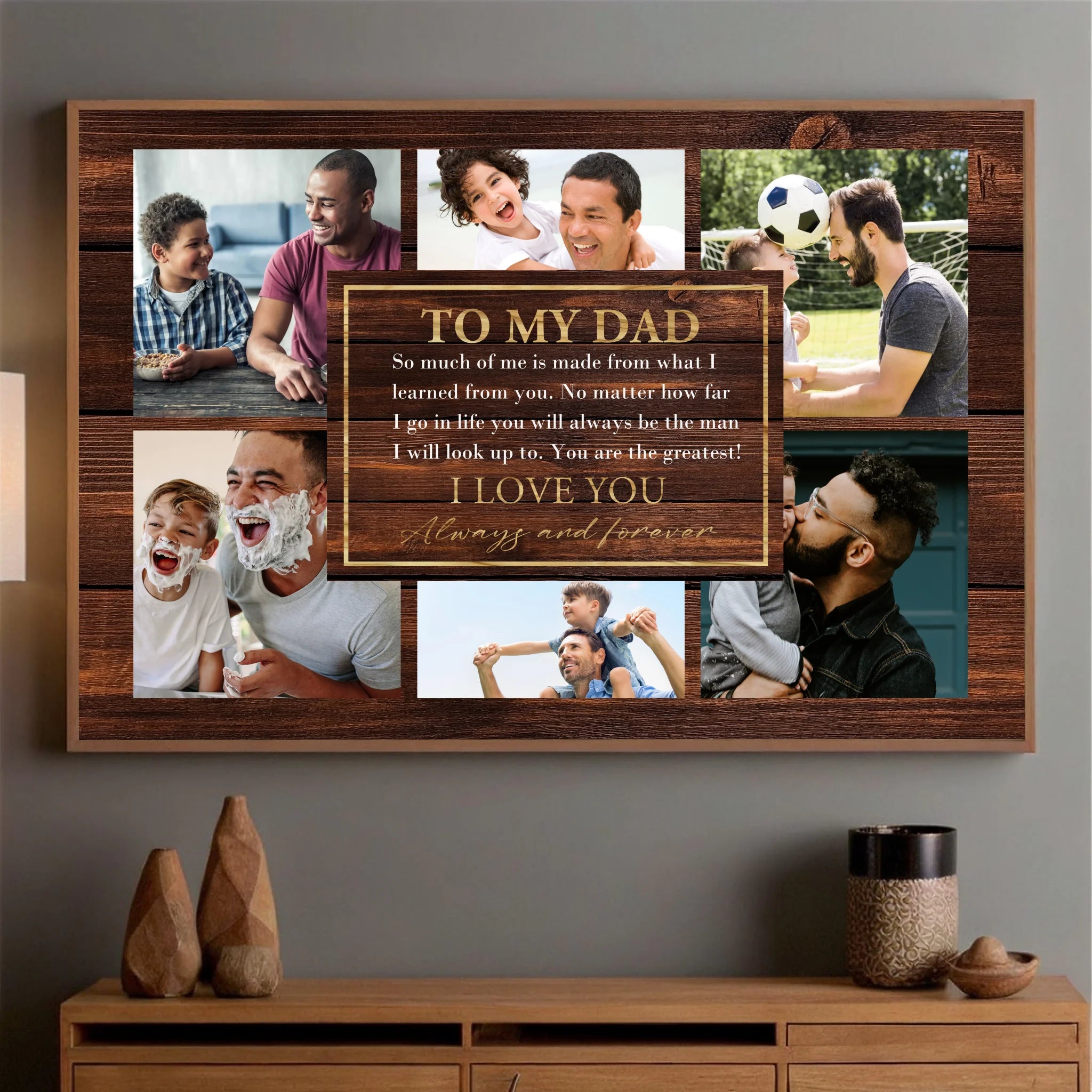 Personalized Poster – To My Dad | A Loving Tribute for the Greatest Dad - 89Prints