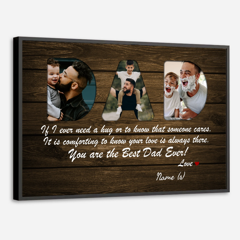 Custom Photo Poster for Dad – A Gift Full of Love and Meaning - 89Prints