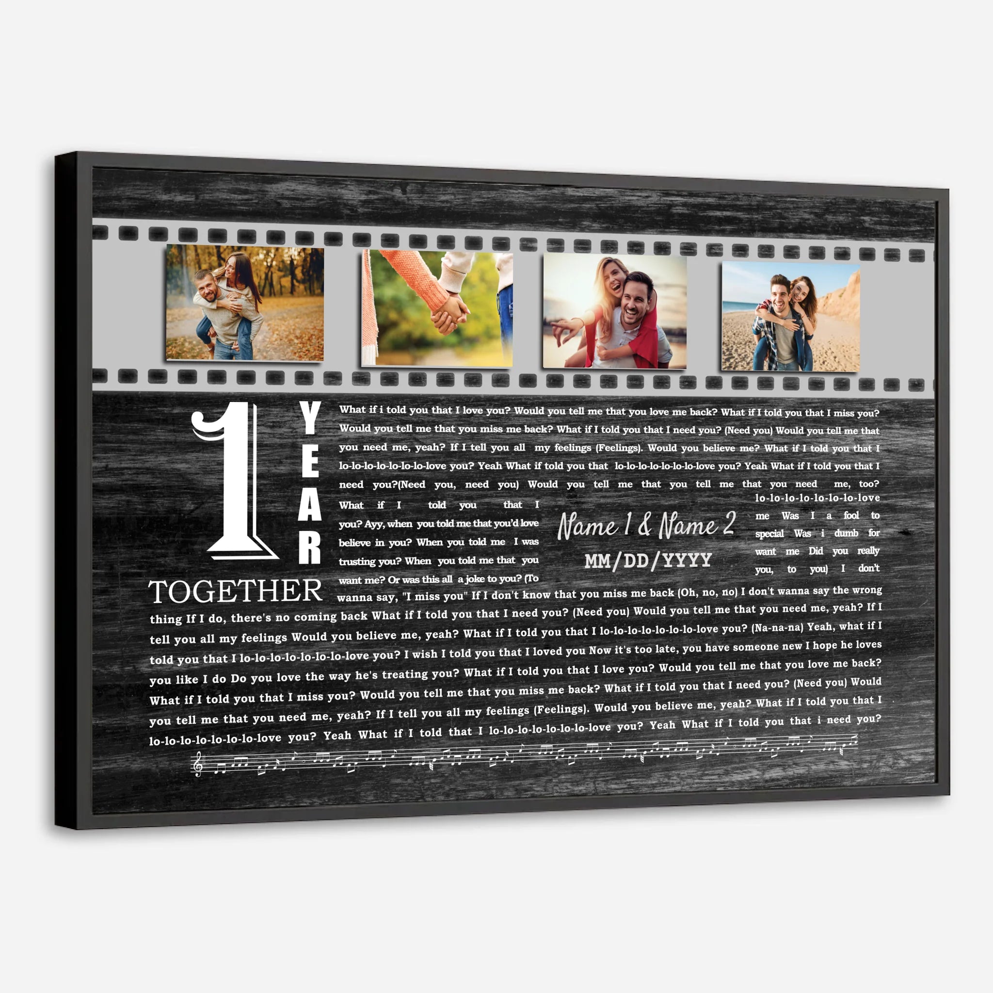 1 Year Together – A Journey of Love and Memories - 89Prints