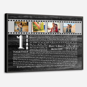 1 Year Together – A Journey of Love and Memories - 89Prints