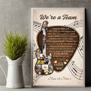 Unstoppable Together – A Custom Couple Poster Celebrating Your Bond - 89Prints