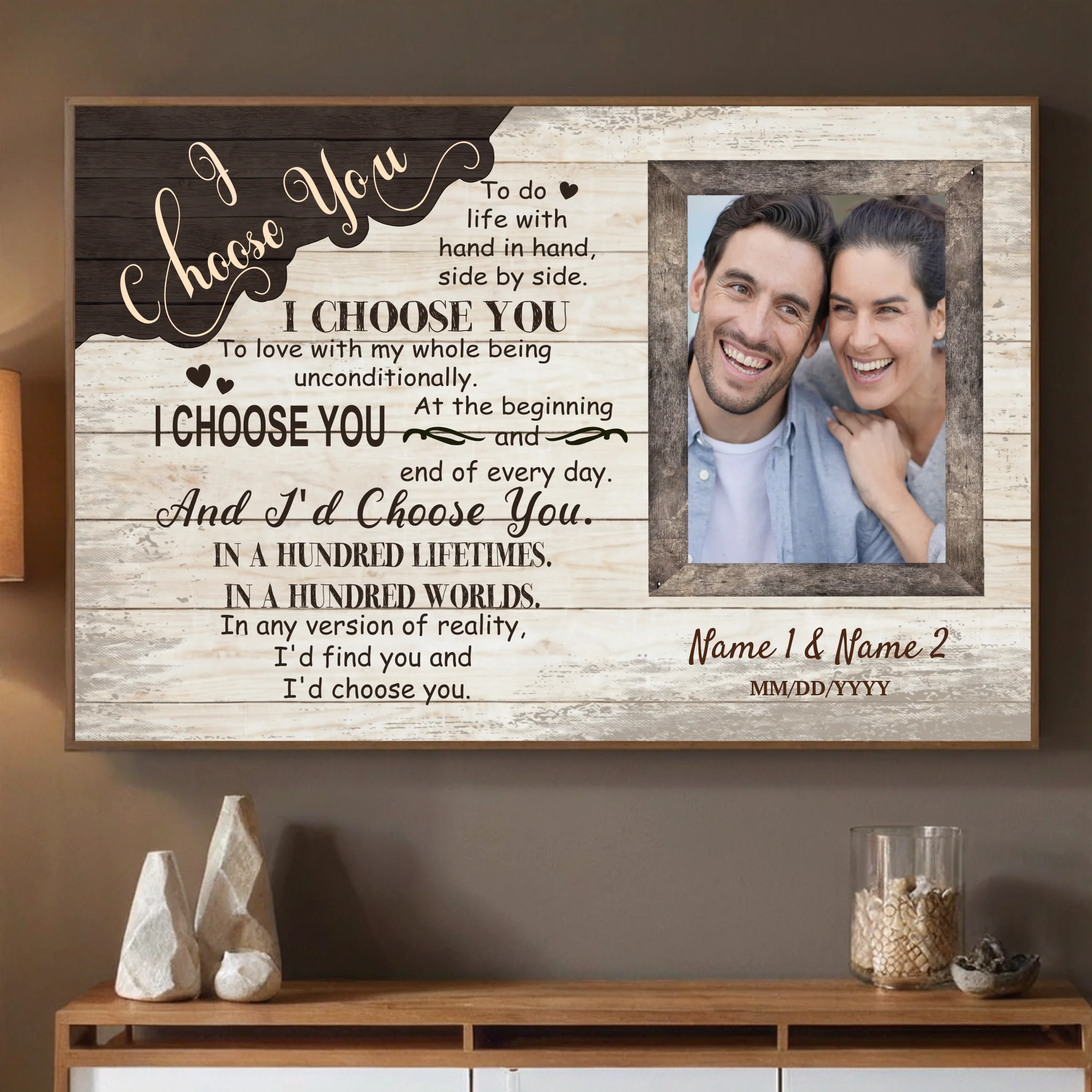 Personalized Romantic Poster – A Timeless Gift of Love - 89Prints