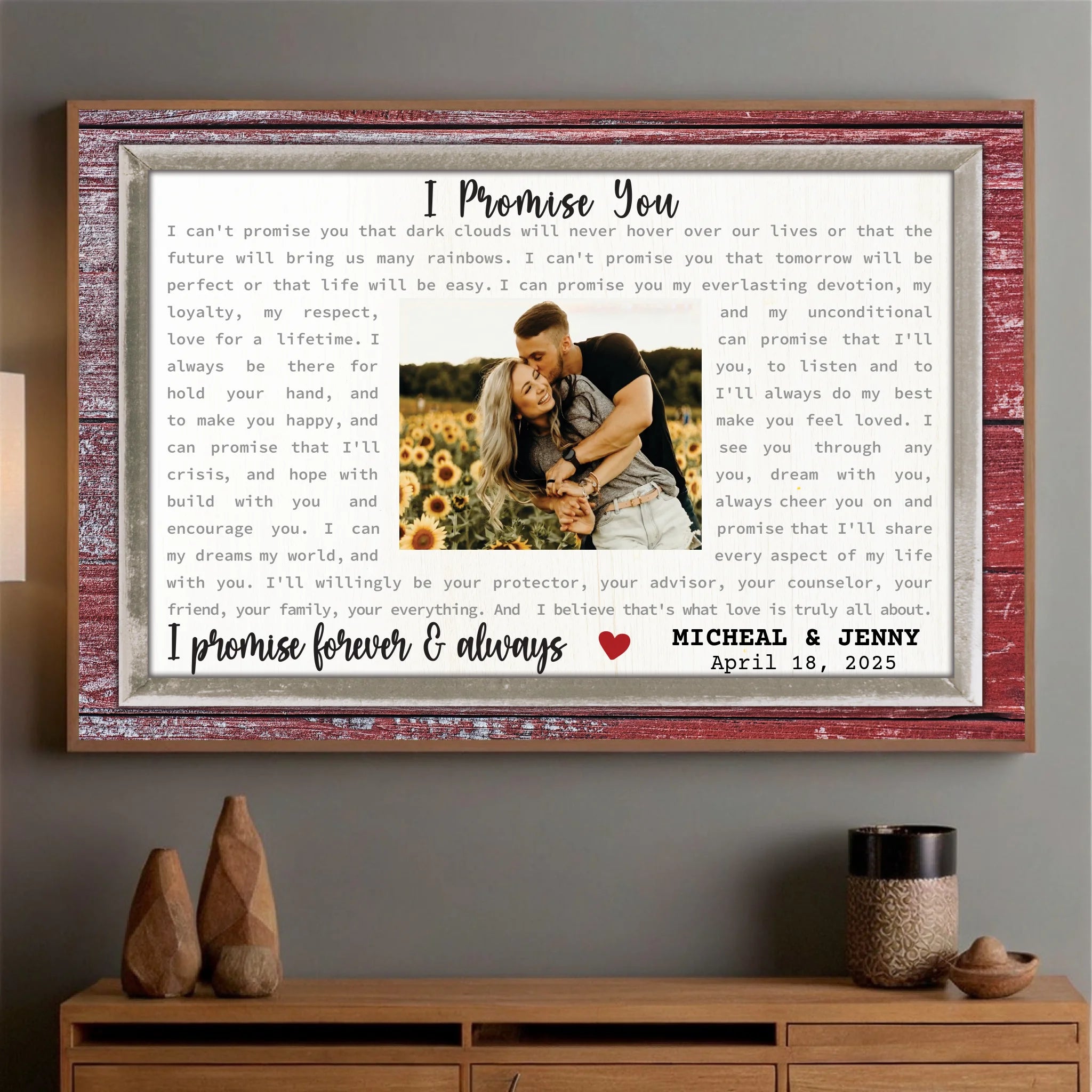 Forever Yours – A Forever Personalized Poster Full of Love - 89Prints