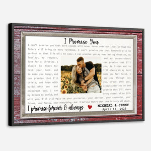 Forever Yours – A Forever Personalized Poster Full of Love - 89Prints