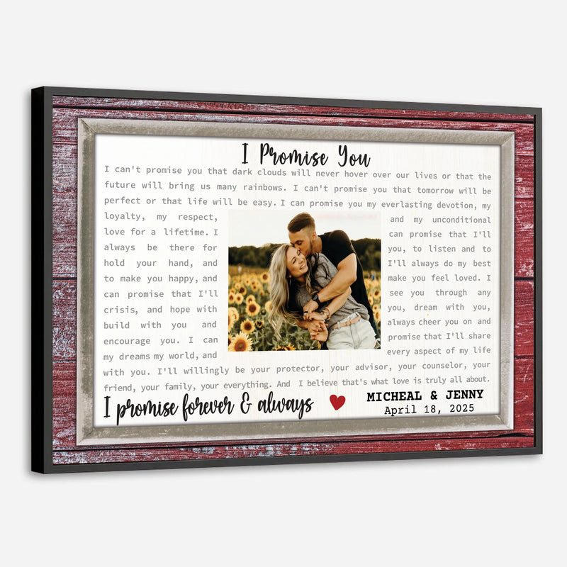 Forever Yours – A Forever Personalized Poster Full of Love - 89Prints