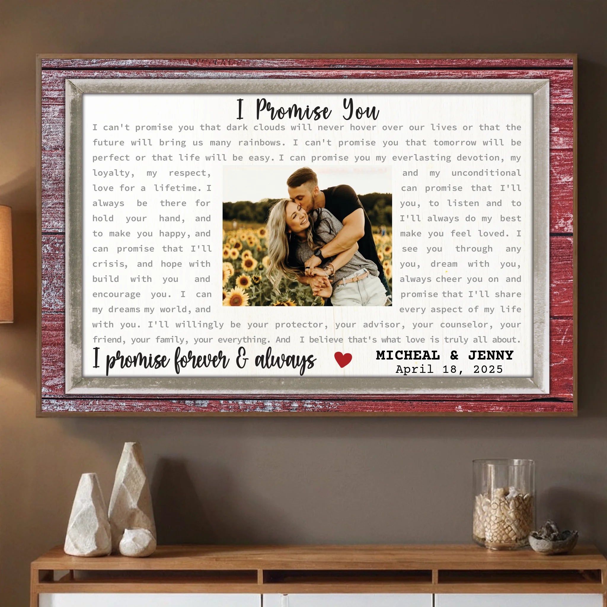 Forever Yours – A Forever Personalized Poster Full of Love - 89Prints