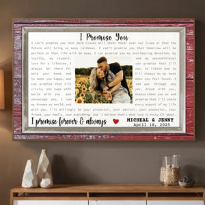 Forever Yours – A Forever Personalized Poster Full of Love - 89Prints
