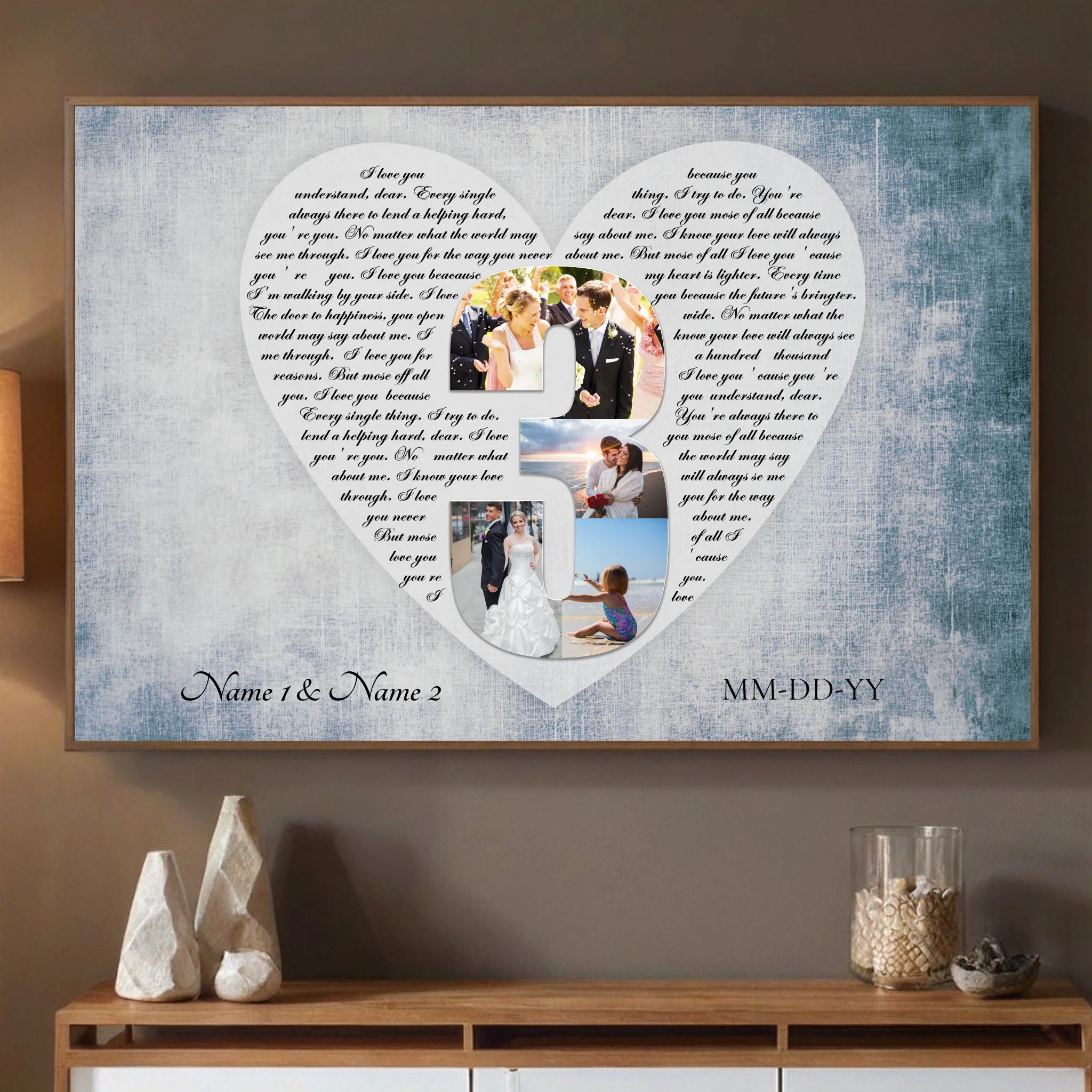 Love That Lasts Forever – A Personalized Love Poster for Couples - 89Prints