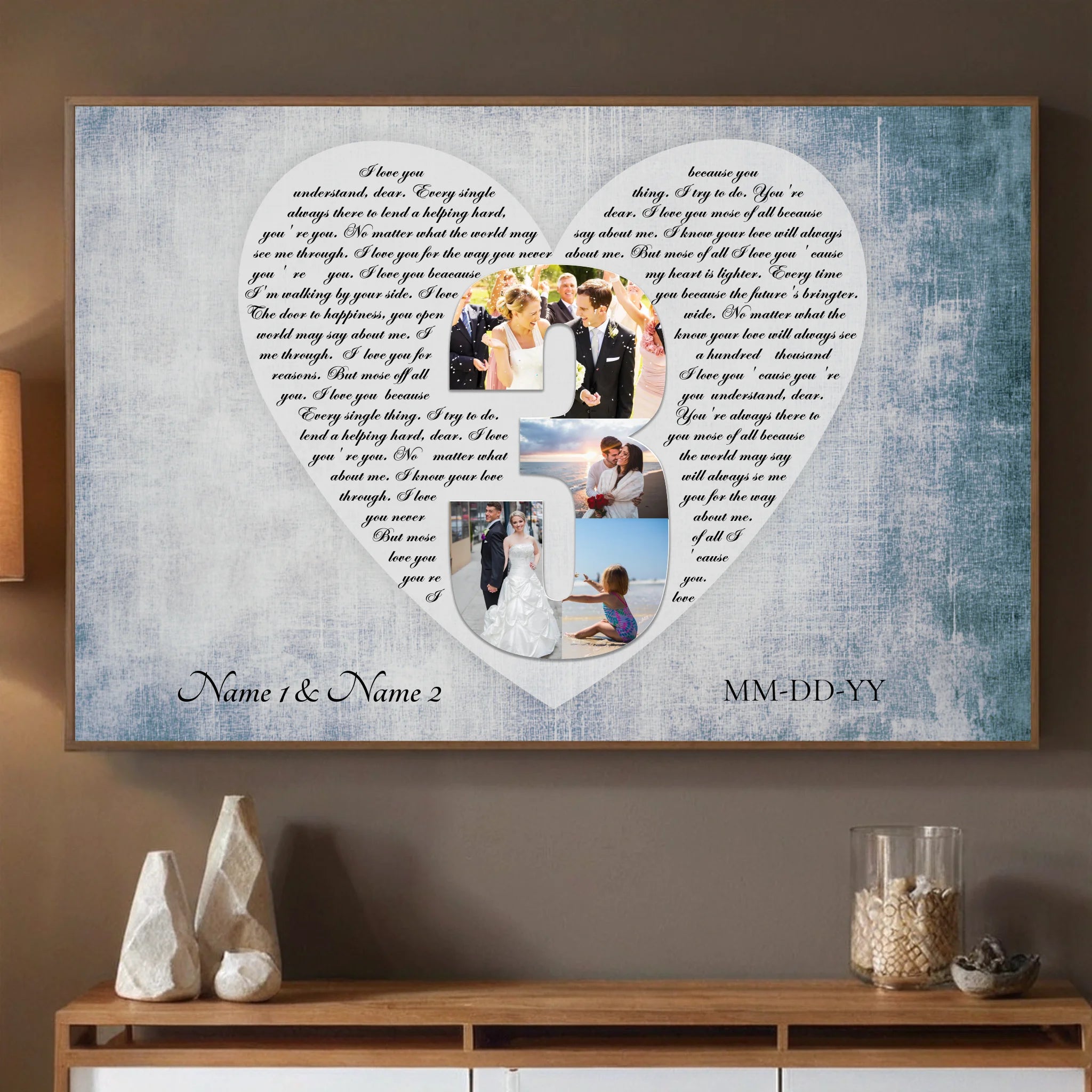 Love That Lasts Forever – A Personalized Love Poster for Couples - 89Prints