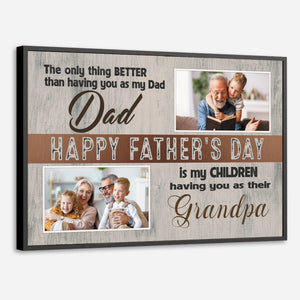 Personalized Poster for Grandpa – A Father's Day Tribute Filled with Love - 89Prints
