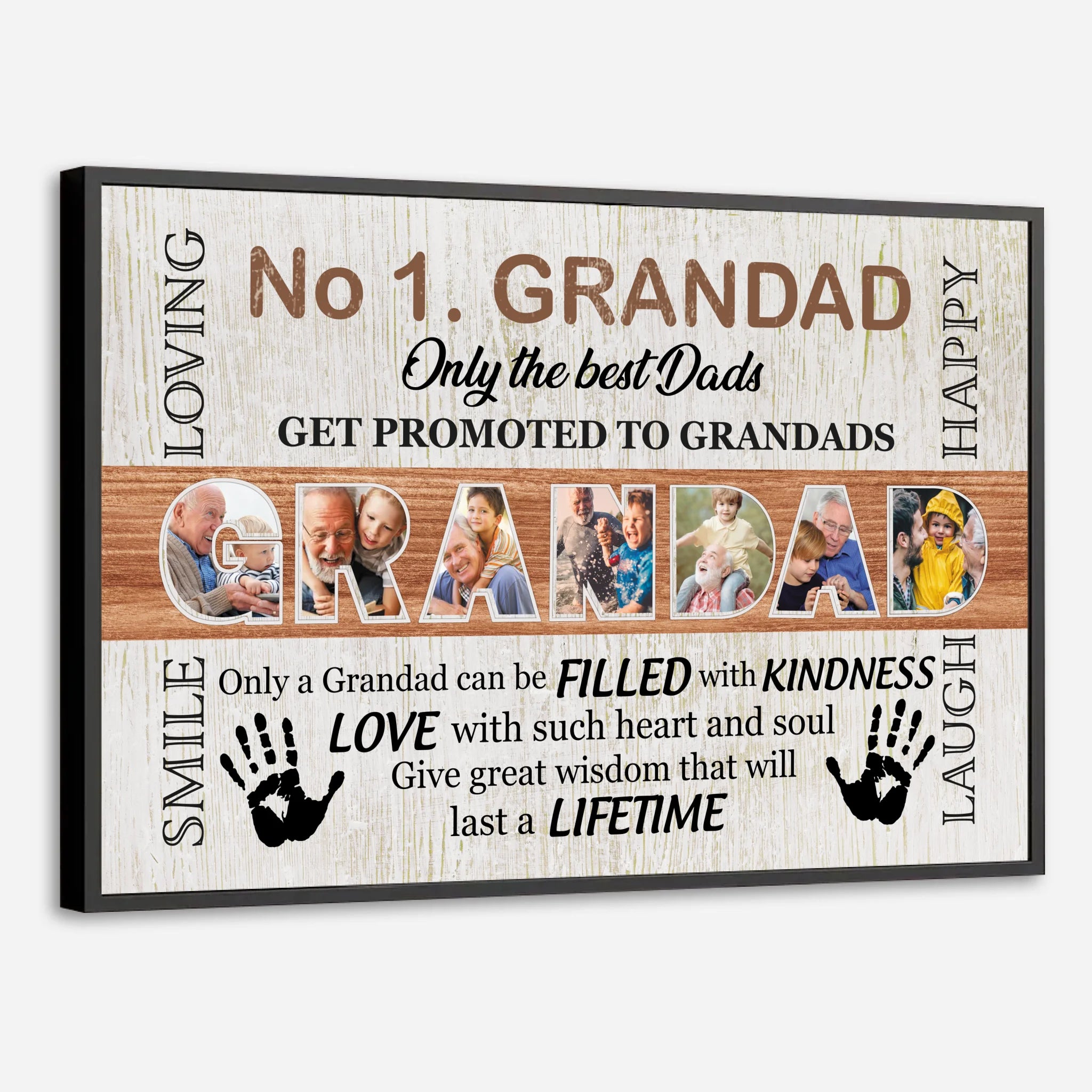 Personalized Poster – Grandad, Your Loving Spirit Shines Forever - 89Prints