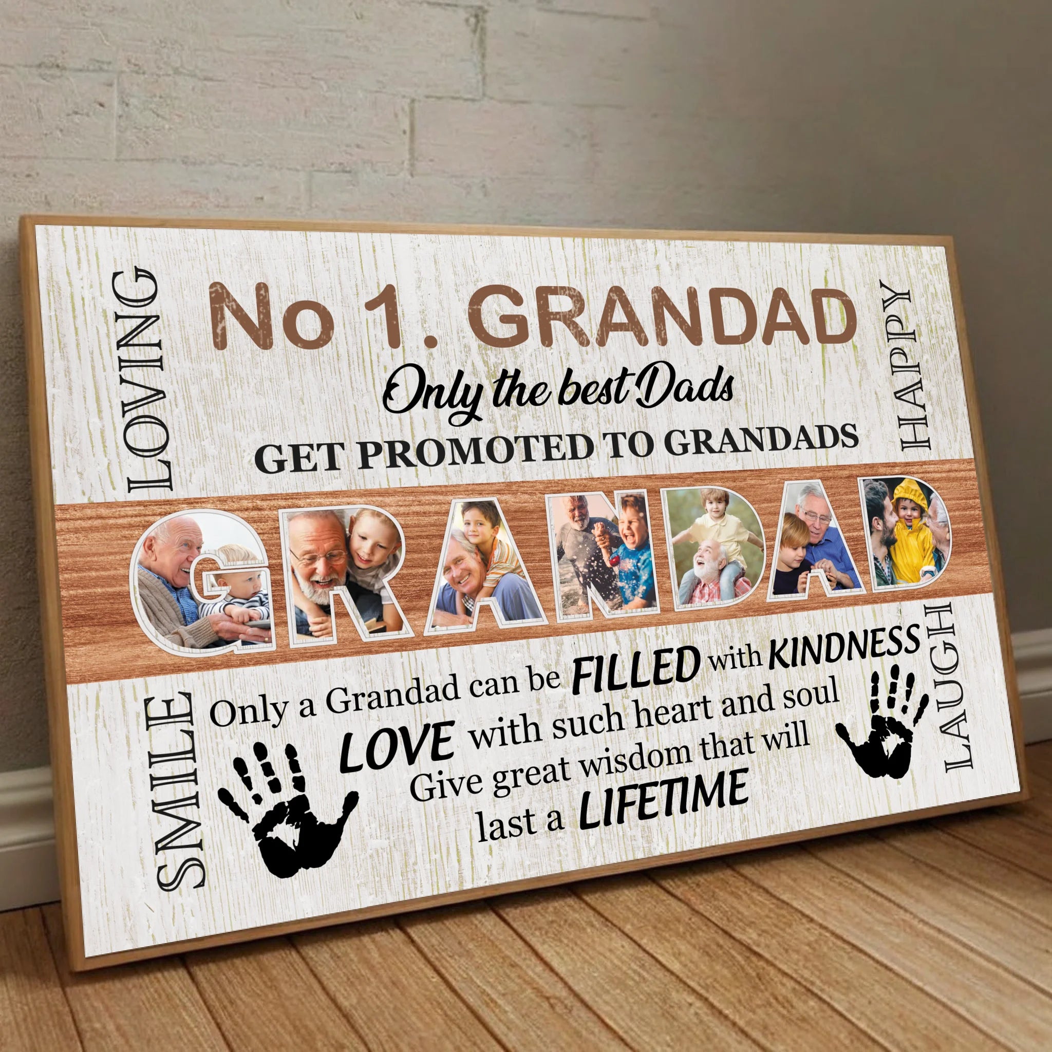 Personalized Poster – Grandad, Your Loving Spirit Shines Forever - 89Prints