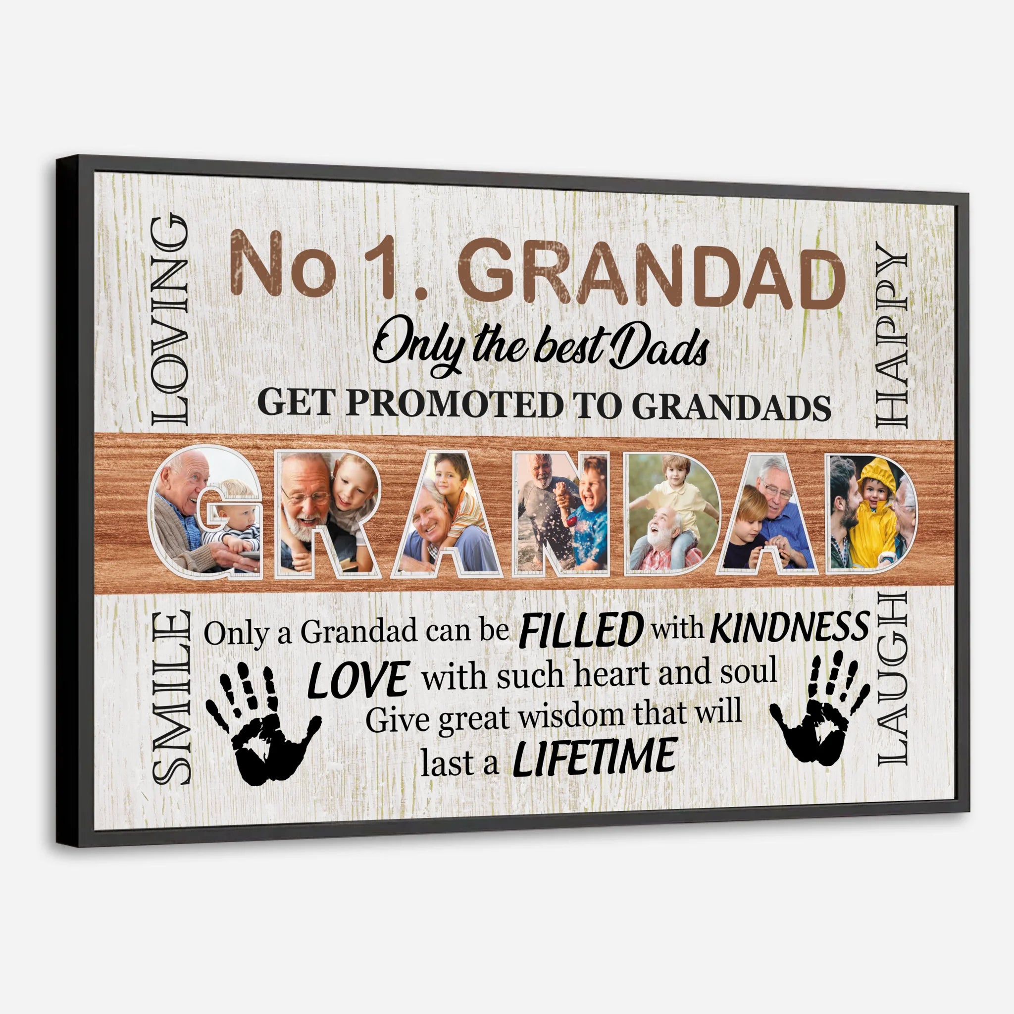 Personalized Poster – Grandad, Your Loving Spirit Shines Forever - 89Prints