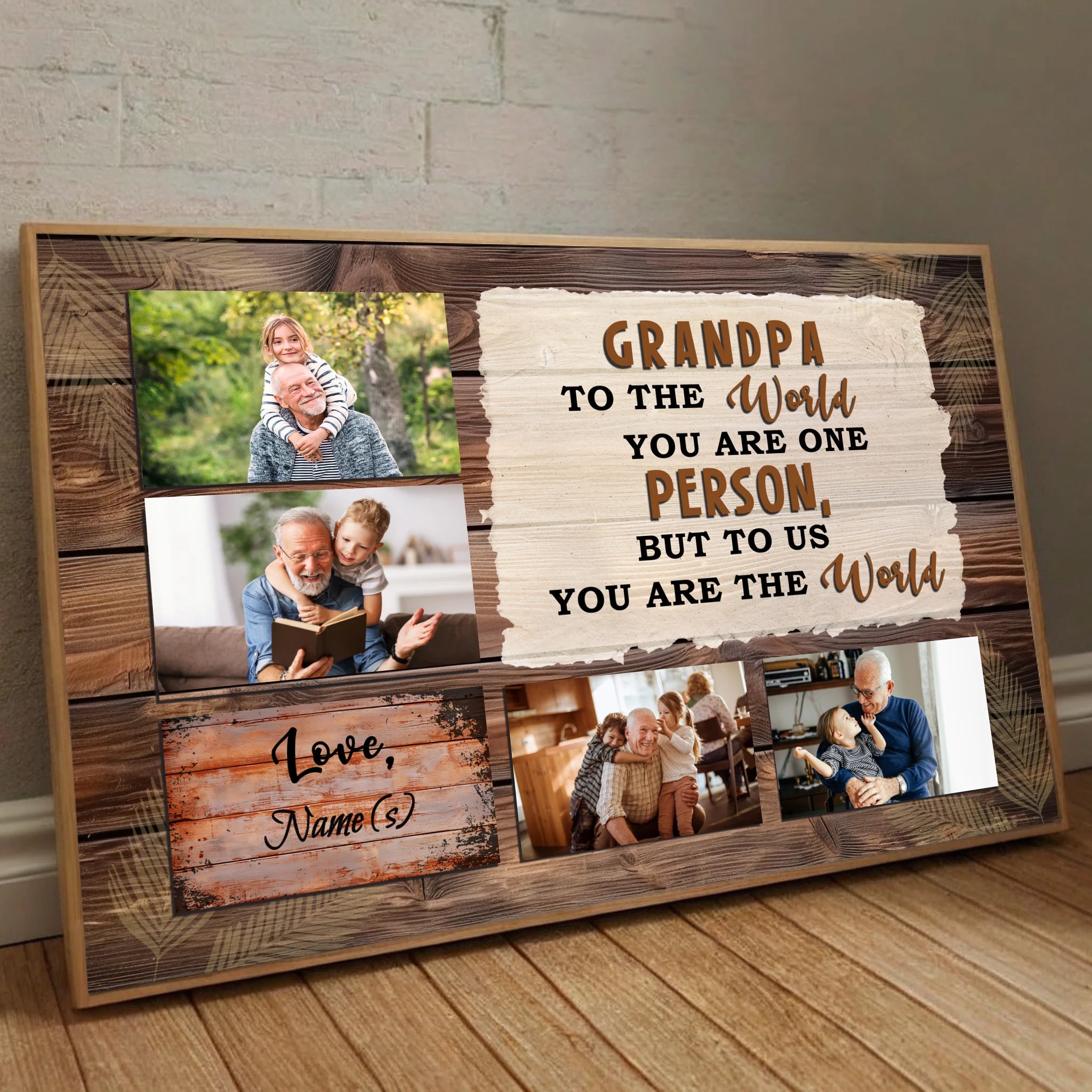 You Are Our World – Quality Personalized Poster Painting - 89Prints