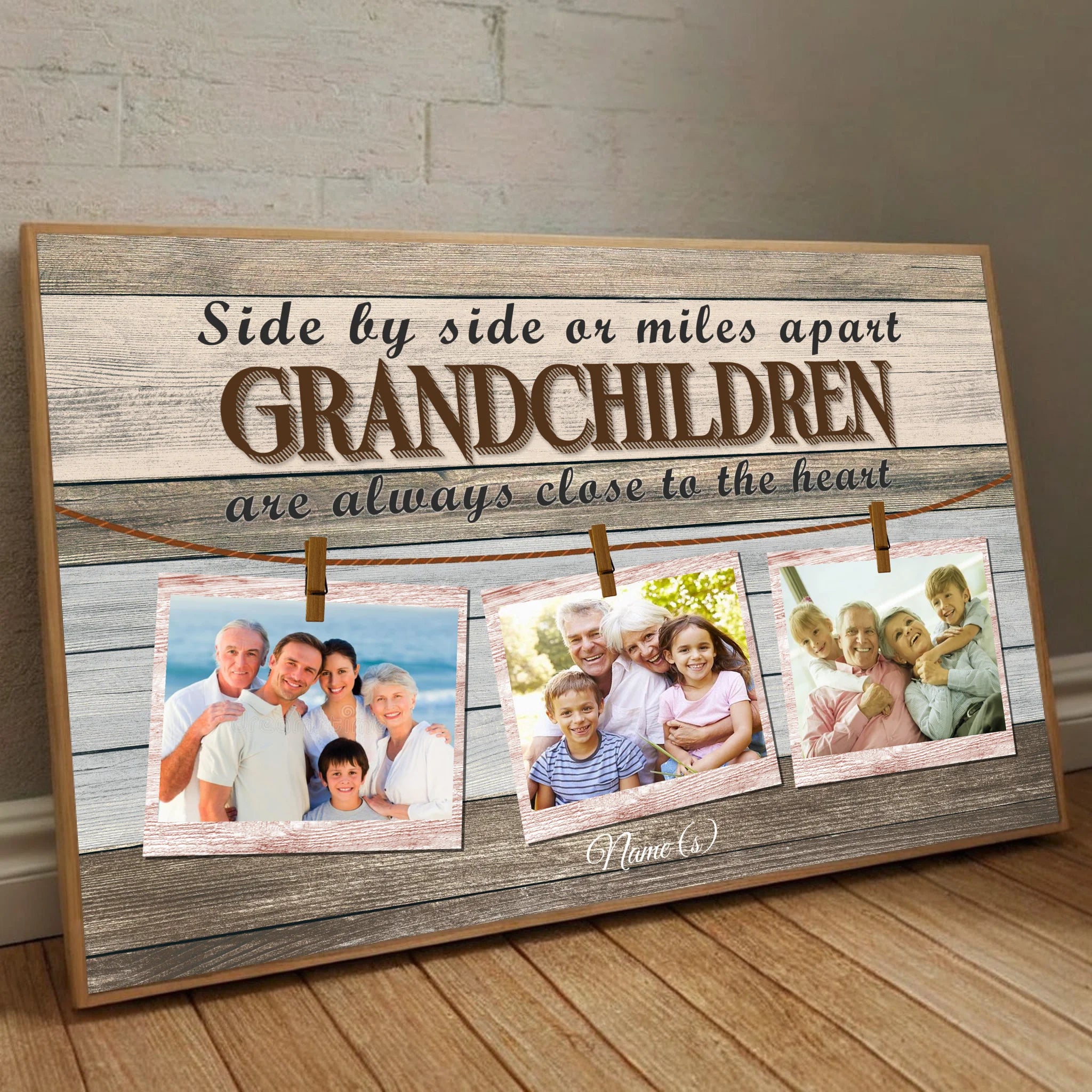 Custom Grandchildren Poster – Cherish Family Moments Wherever They Are - 89Prints