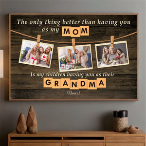 Personalized Mom & Grandma – A Tribute to Generations of Love Poster - 89Prints