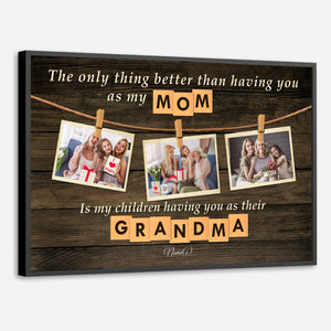 Personalized Mom & Grandma – A Tribute to Generations of Love Poster - 89Prints