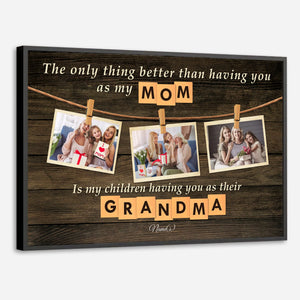 Personalized Mom & Grandma – A Tribute to Generations of Love Poster - 89Prints