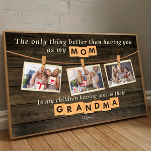 Personalized Mom & Grandma – A Tribute to Generations of Love Poster - 89Prints