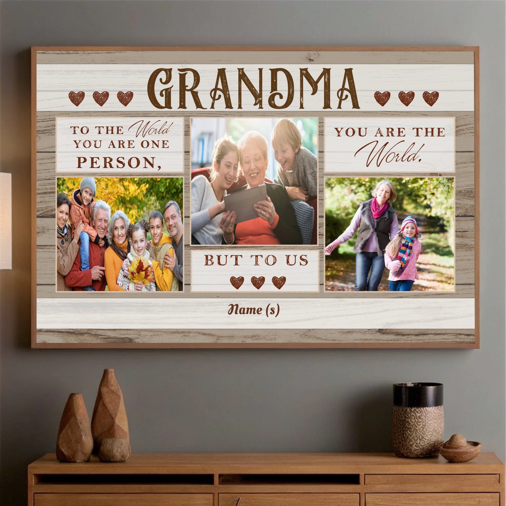 Customizable Poster for Grandma – A Heartwarming Tribute of Love - 89Prints