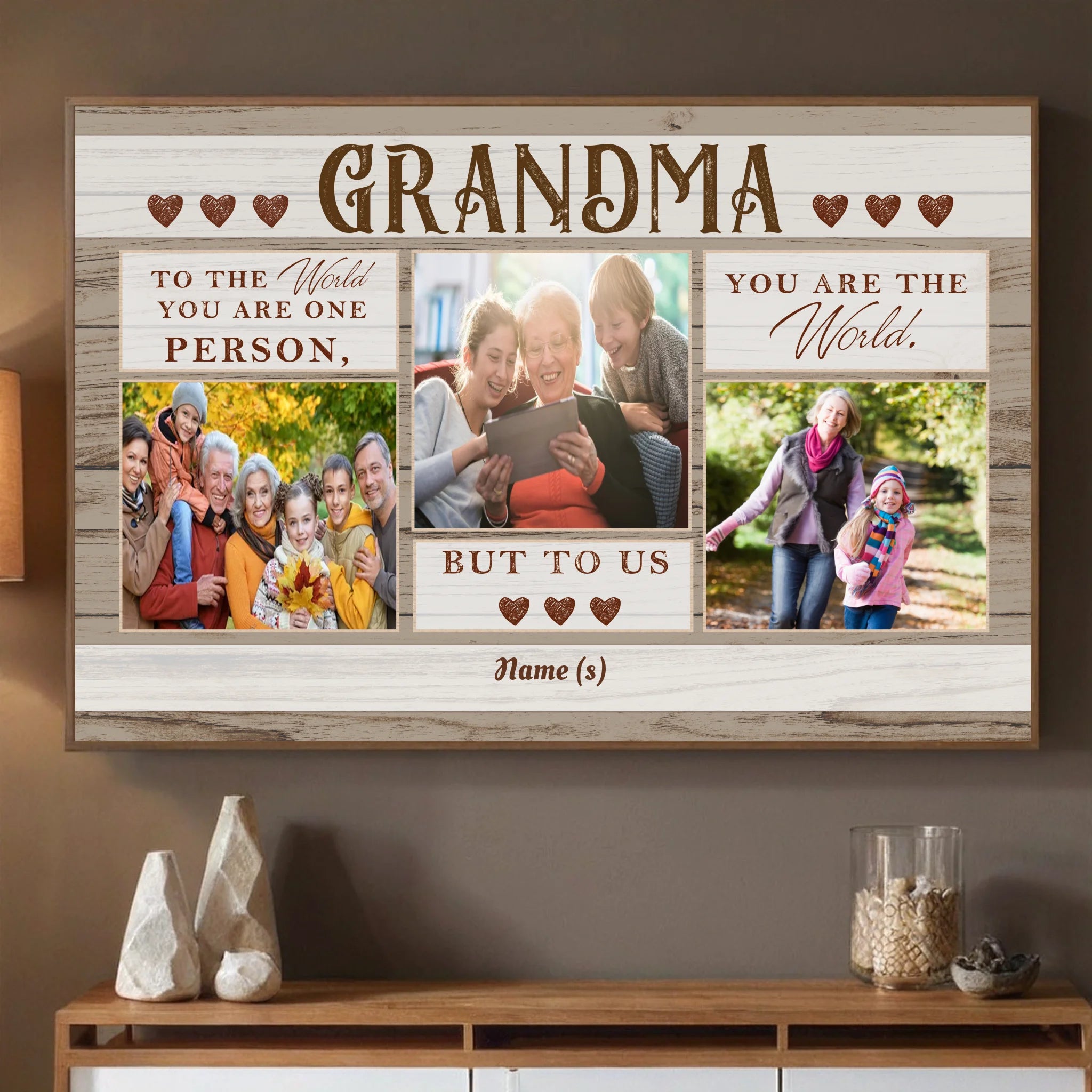 Customizable Poster for Grandma – A Heartwarming Tribute of Love - 89Prints