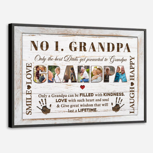 Personalized Poster for Grandpa – The Rock of Our Family - 89Prints