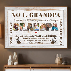 Personalized Poster for Grandpa – The Rock of Our Family - 89Prints