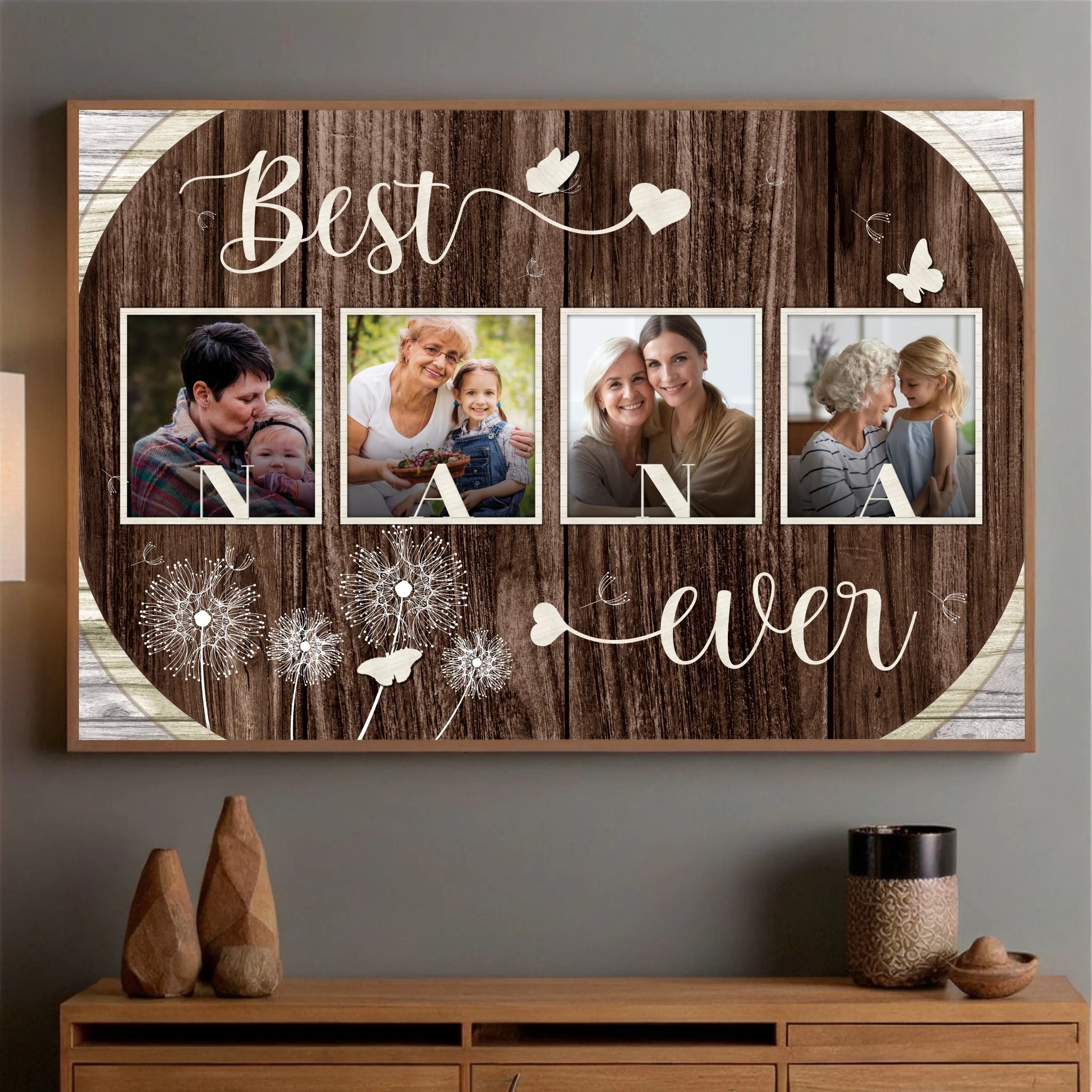 Personalized Poster – Best NANA Ever, A Timeless Gift of Love from the Grandkid - 89Prints