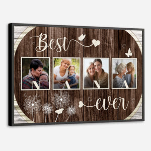 Personalized Poster – Best NANA Ever, A Timeless Gift of Love from the Grandkid - 89Prints