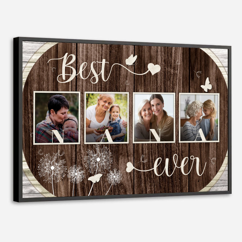 Personalized Poster – Best NANA Ever, A Timeless Gift of Love from the Grandkid - 89Prints