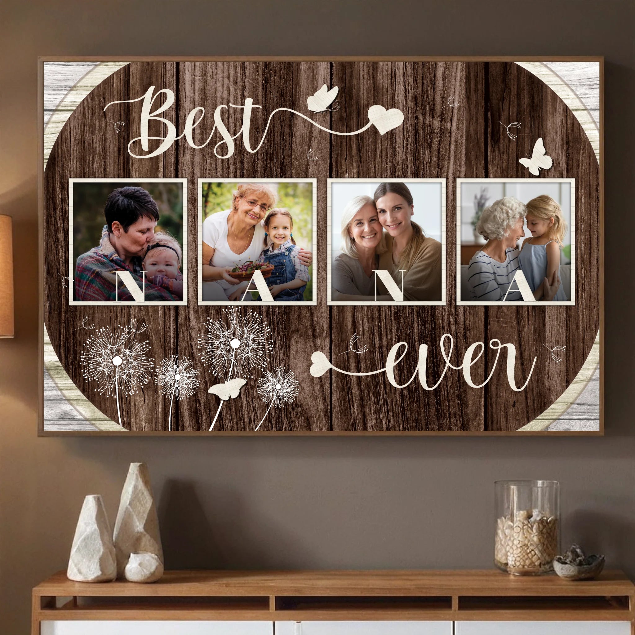 Personalized Poster – Best NANA Ever, A Timeless Gift of Love from the Grandkid - 89Prints