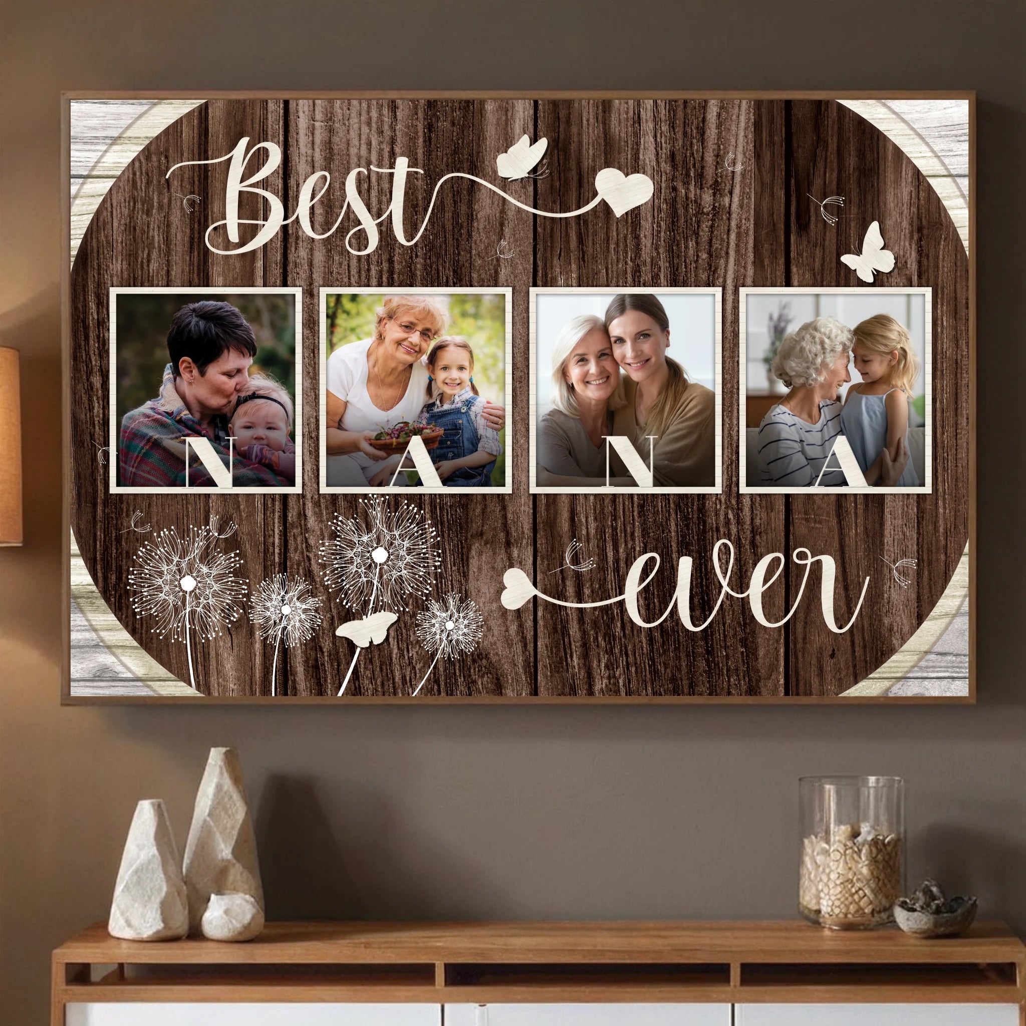 Personalized Poster – Best NANA Ever, A Timeless Gift of Love from the Grandkid - 89Prints