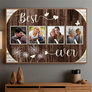 Personalized Poster – Best NANA Ever, A Timeless Gift of Love from the Grandkid - 89Prints