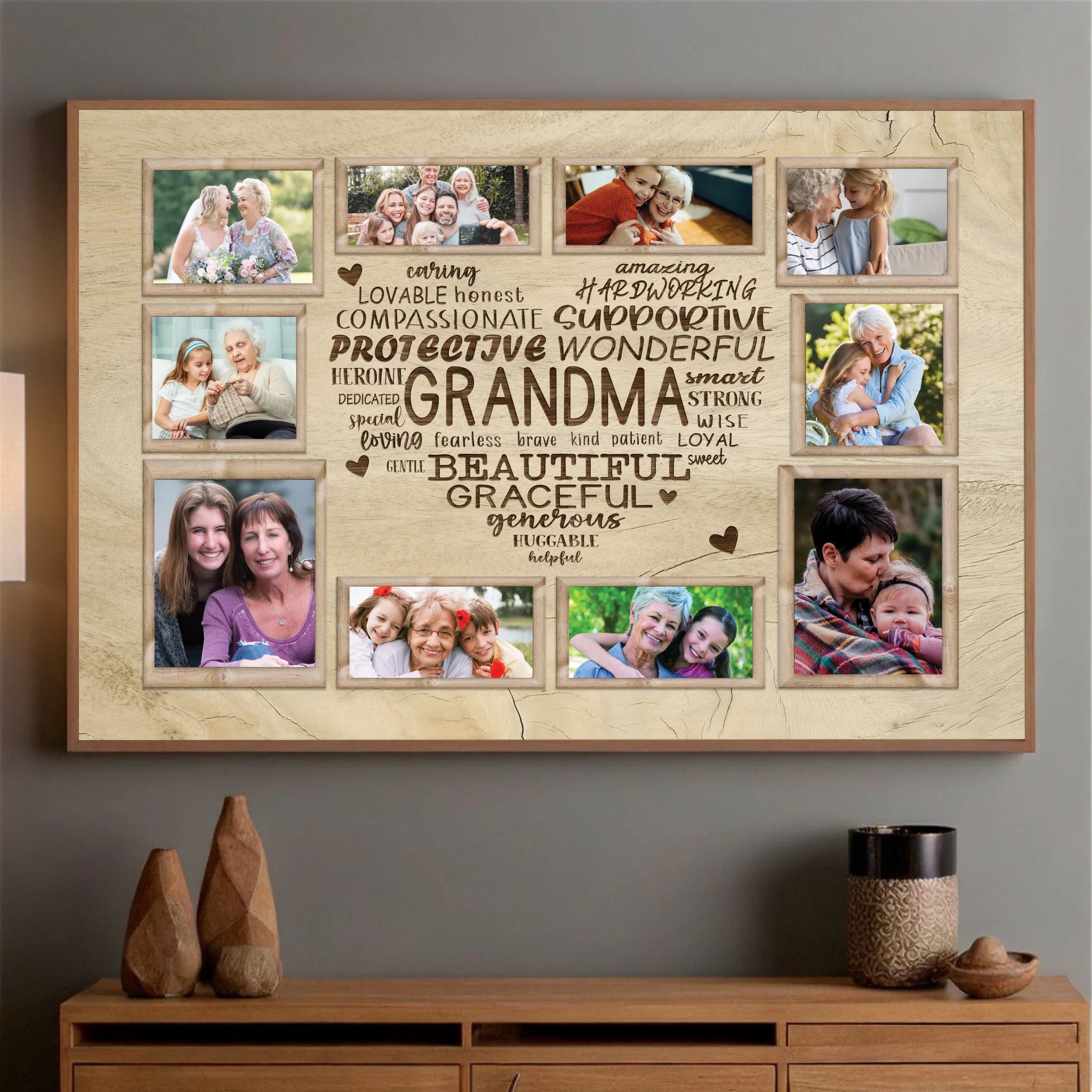 Personalized Poster – Grandma, A Lifetime of Love and Warmth - 89Prints