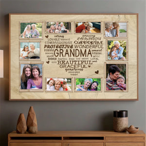Personalized Poster – Grandma, A Lifetime of Love and Warmth - 89Prints