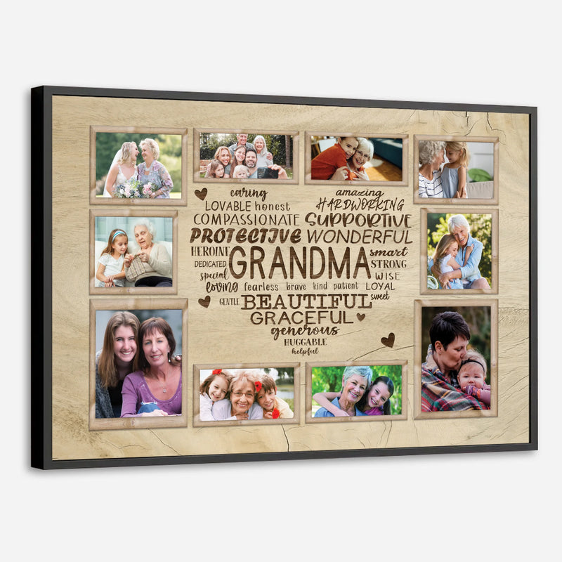 Personalized Poster – Grandma, A Lifetime of Love and Warmth - 89Prints