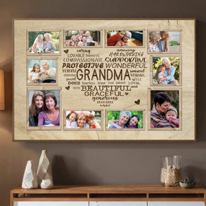 Personalized Poster – Grandma, A Lifetime of Love and Warmth - 89Prints