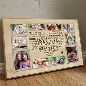 Personalized Poster – Grandma, A Lifetime of Love and Warmth - 89Prints