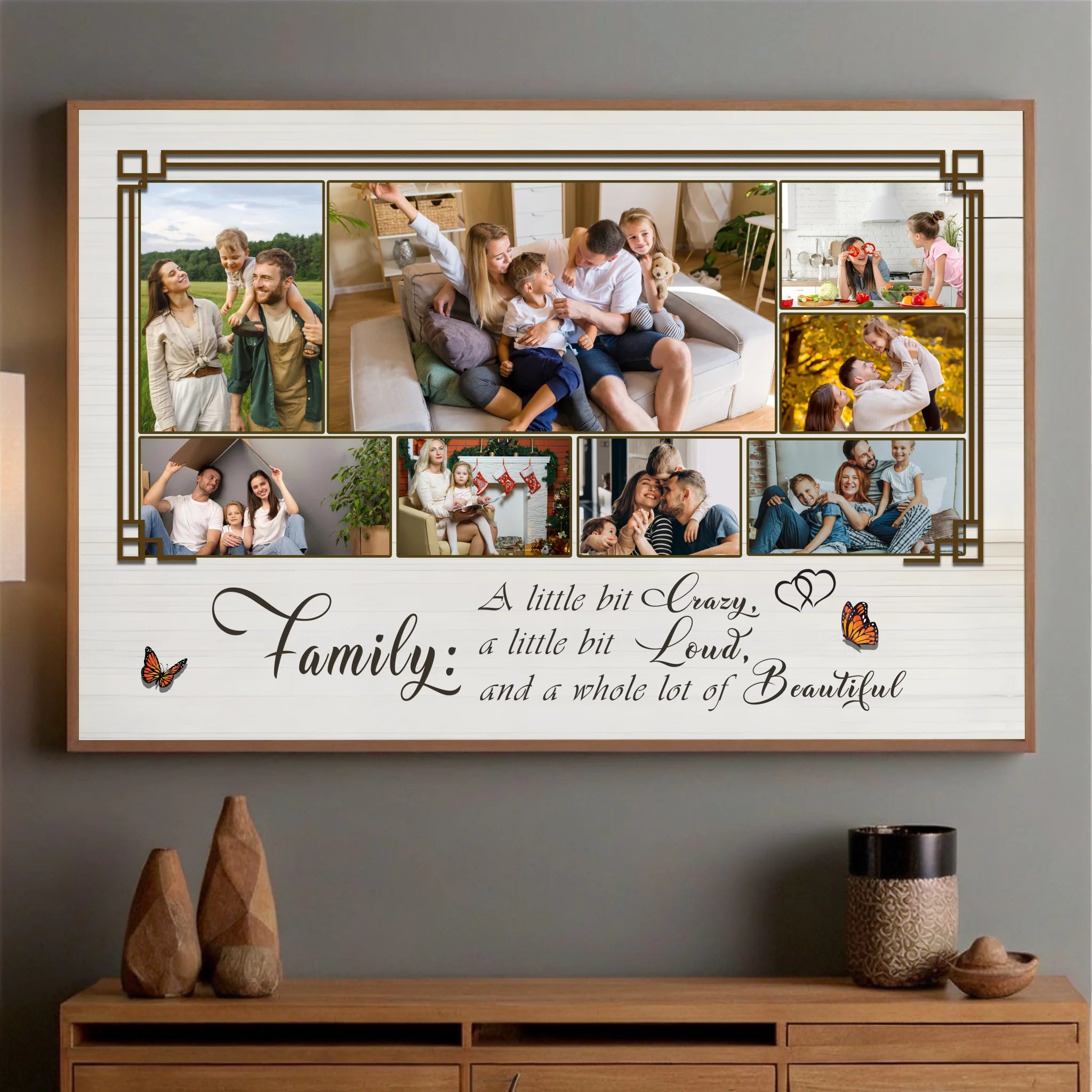 Personalized Family Poster – Chaos, Laughter & Endless Love - 89Prints