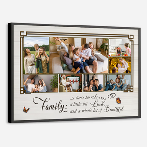 Personalized Family Poster – Chaos, Laughter & Endless Love - 89Prints