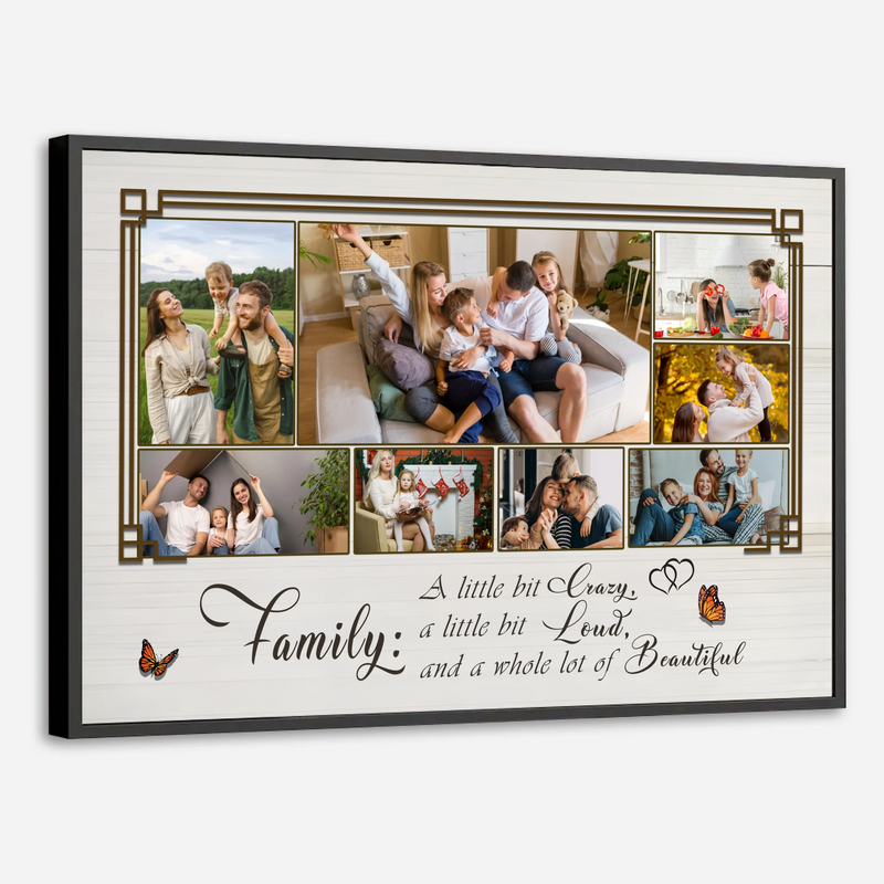 Personalized Family Poster – Chaos, Laughter & Endless Love - 89Prints